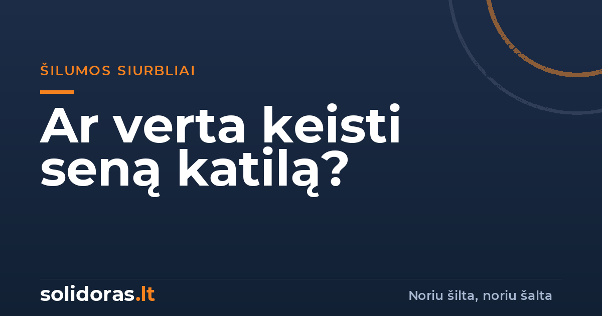 Daikin Altherma oras-vanduo šilumos siurblys: ar verta keisti seną katilą? | solidoras.lt