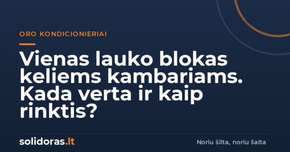 Multi split kondicionierius: vienas lauko blokas keliems kambariams. Kada verta ir kaip rinktis? | solidoras.lt